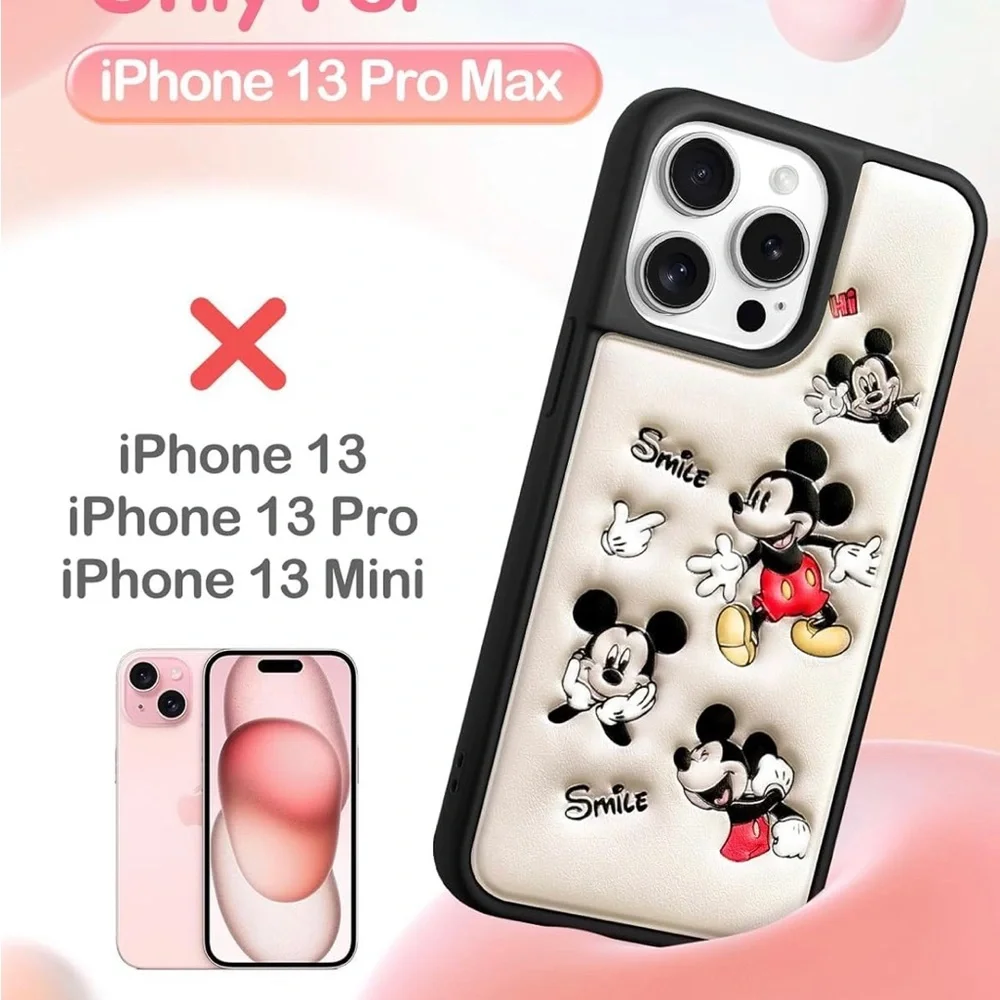 iPhone 13 Pro Max Case Cute Cartoon Character